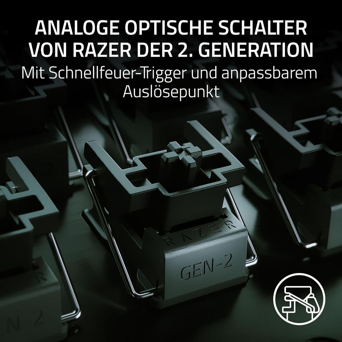 Razer Huntsman V3 Pro Mini USB-C Analog Optical Switches Chroma RGB DEU Layout QWERTZ