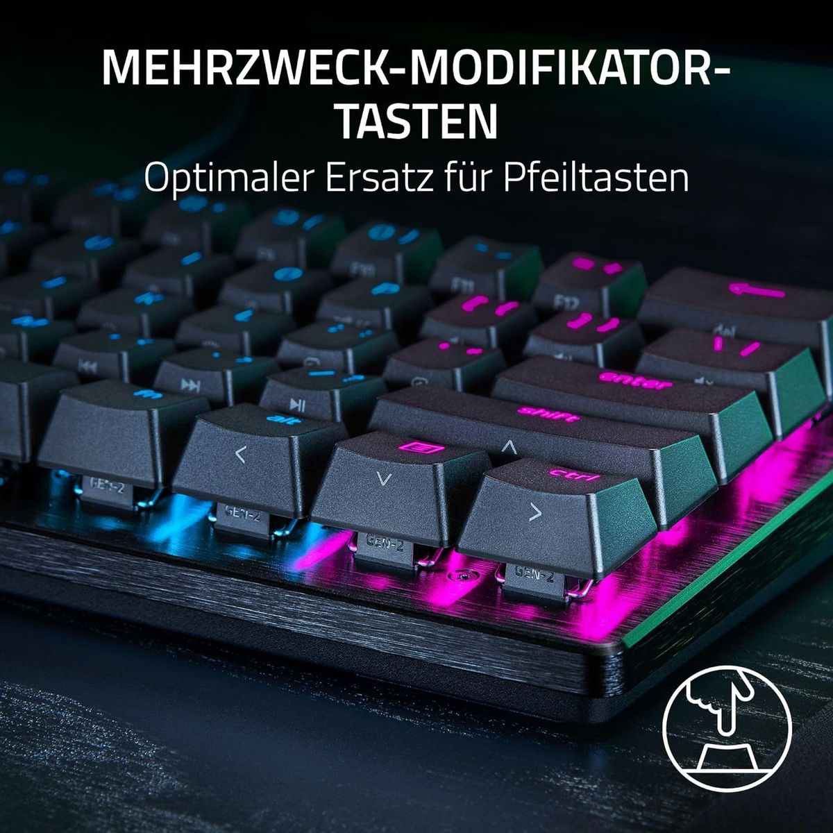 Razer Huntsman V3 Pro Mini USB-C Analog Optical Switches Chroma RGB DEU Layout QWERTZ