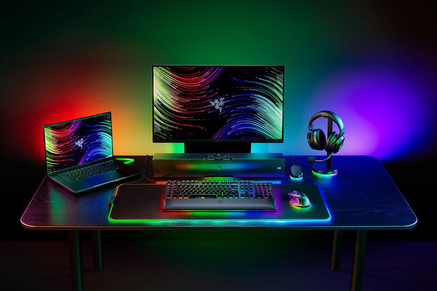 Razer BlackWidow V4 Pro Gaming Keyboard 8 Macro Keys Media Buttons Command Dial Orange Switches Chroma RGB USA Layout QWERTY ISO