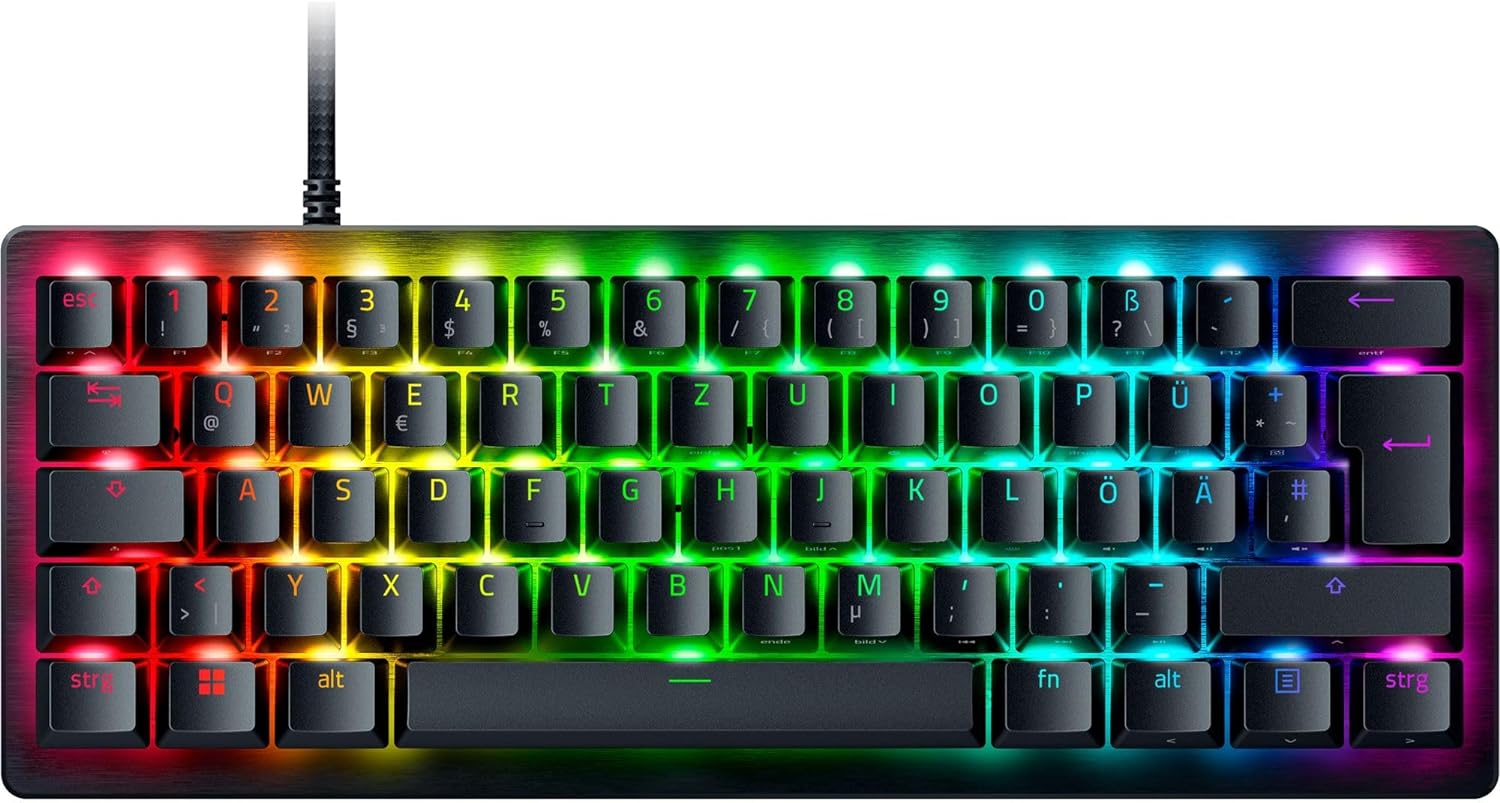 Razer Huntsman V3 Pro Mini USB-C Analog Optical Switches Chroma RGB DEU Layout QWERTZ