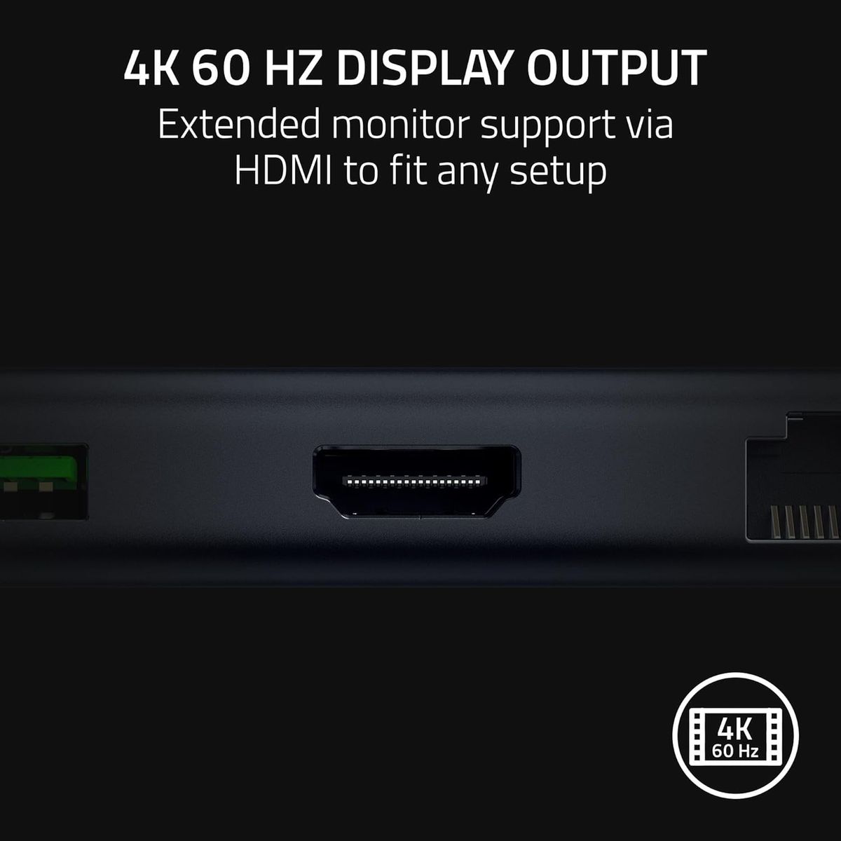 Razer USB C Dock 11-Port Reise Ladestation für Windows Mac Laptop iPad Surface Chromebook Galaxy Tab:Typ C, HDMI, Ethernet, MicroSD - 4K 60Hz Display - 85W Tablets + Mobile Fast Charge